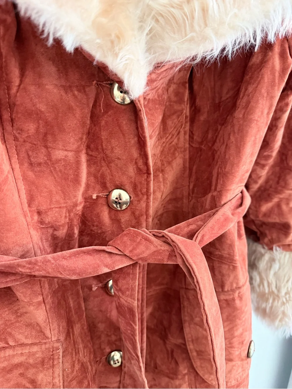 VTG 70’s Penny Lane FINGERHUT USA Coat trench jacket boho western retro afghan